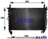 MERCE 1268301470 Condenser, air conditioning